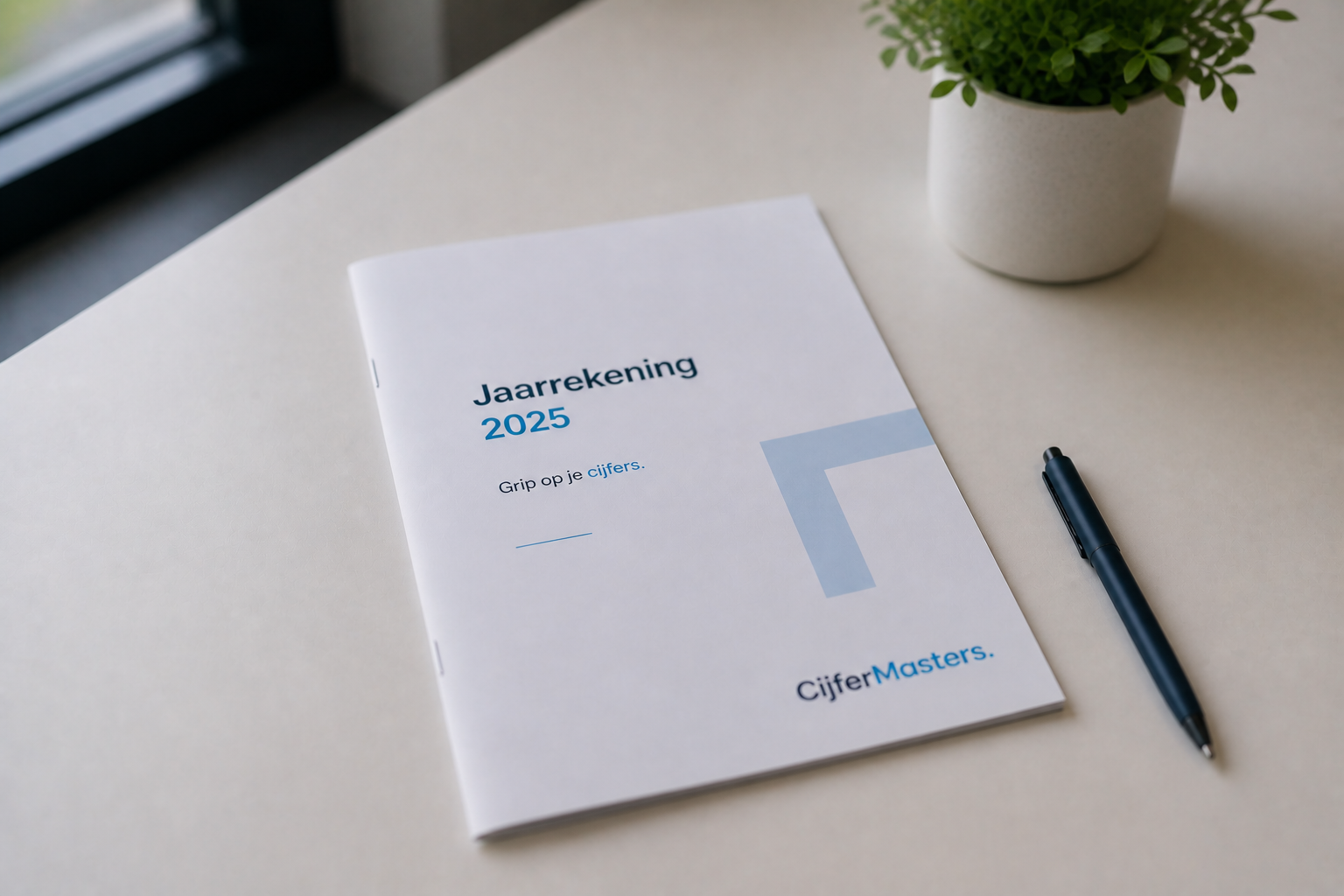 Jaarrekening opgesteld door digitale boekhouder CijferMasters.